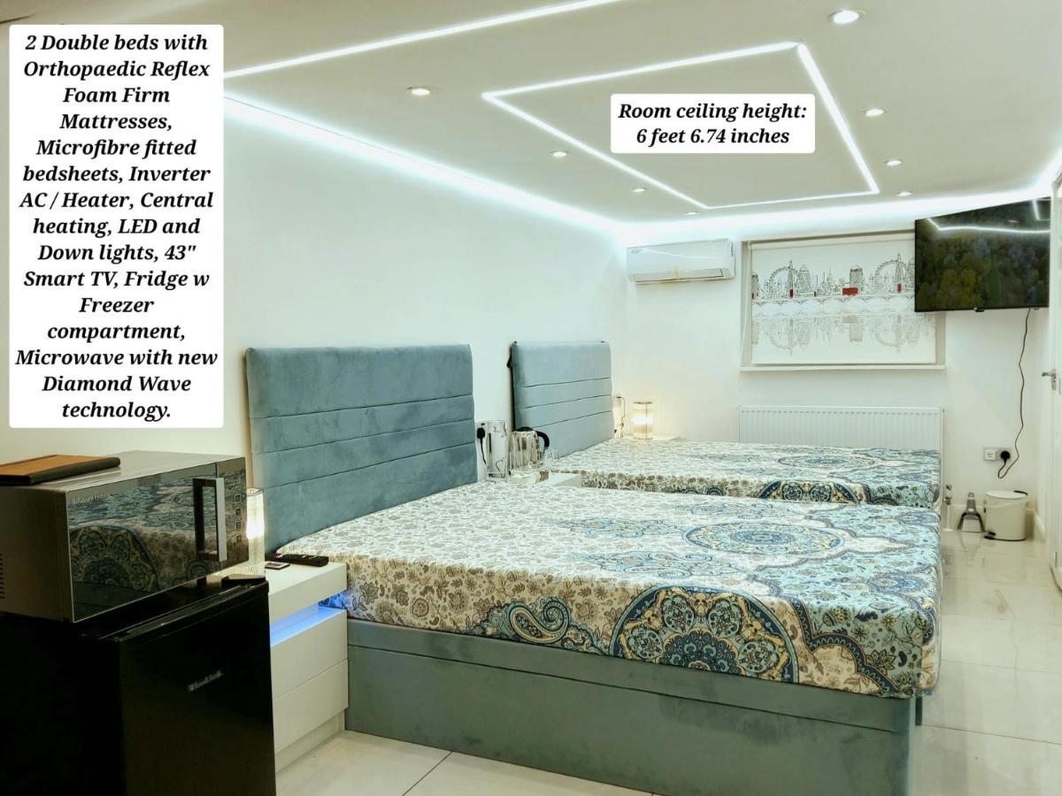Air Conditioned Modern Double Bed Room With Private Attached Bathroom - Free Parking - Near London Heathrow Airport & Southall Broadway Exterior foto